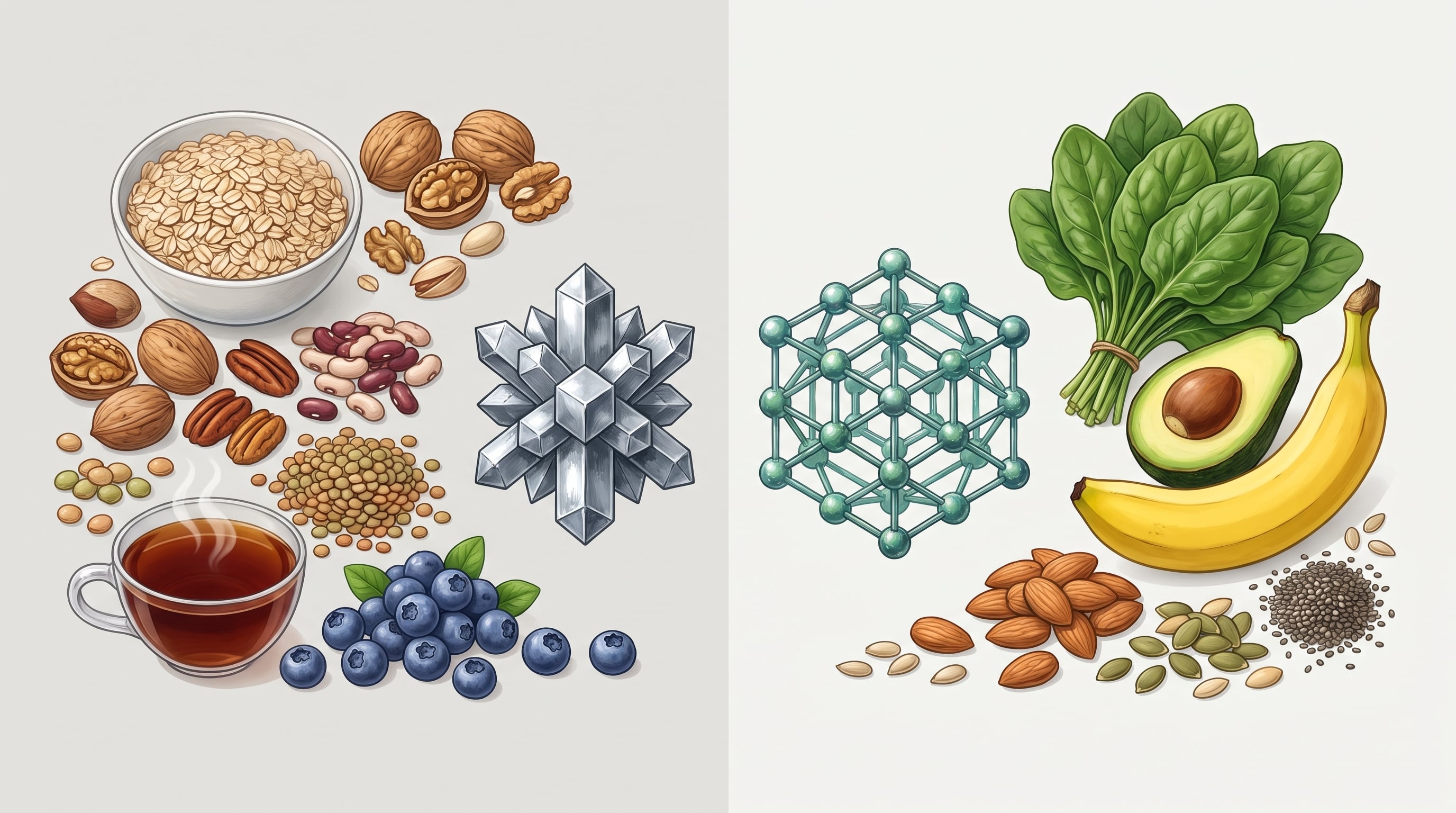 El manganeso y el magnesio son minerales esenciales, pero cumplen funciones distintas y el cuerpo los necesita en cantidades muy diferentes (Imagen Ilustrativa Infobae)