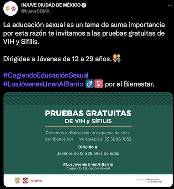 Las pruebas son para jóvenes