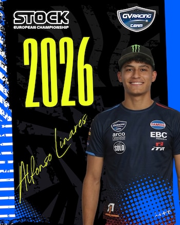Alfonso Linares competirá en el campeonato europeo de Stock de Motociclismo-crédito @alfonsito272/Instagram