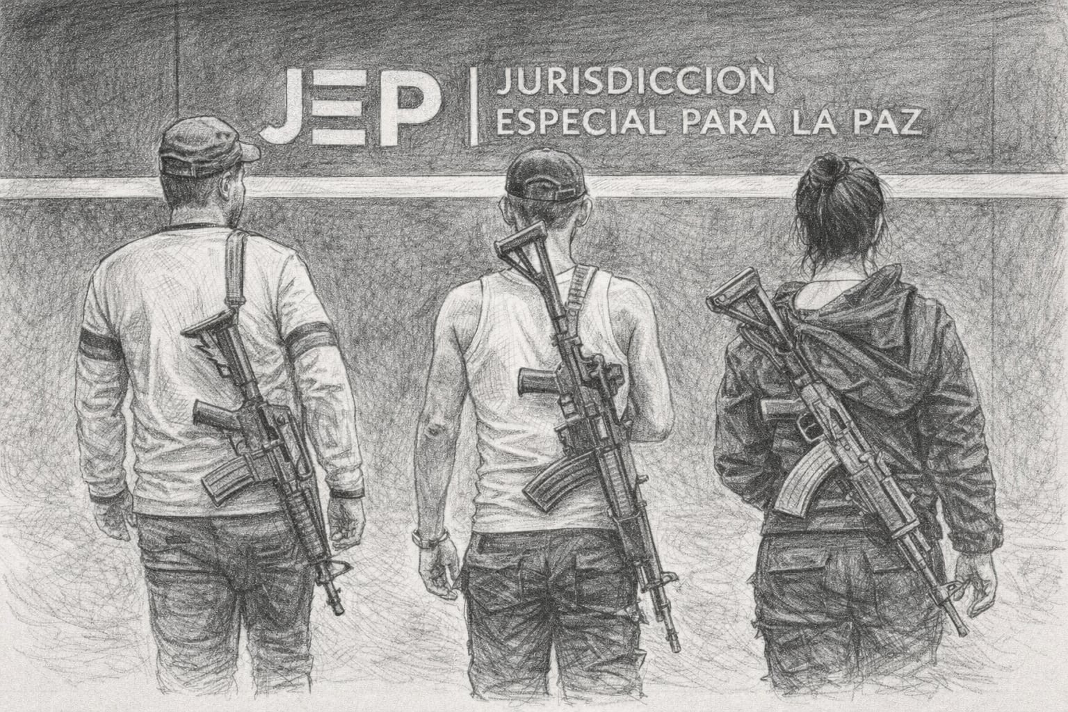 Con la JEP se han esclarecido crímenes de lesa humanidad registrados durante el conflicto interno de Colombia - crédito Vissuales IA