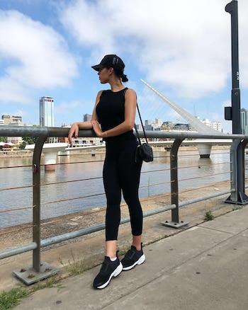 Georgina Rodríguez en Puerto Madero