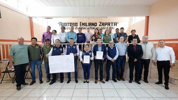INAH y autoridades ejidales de Villa de Chalco celebran convenio para conservación del sitio arqueológico Los Tlalteles
