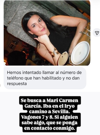 Buscan a Mari Carmen García. (@bebi_fernandez/X)