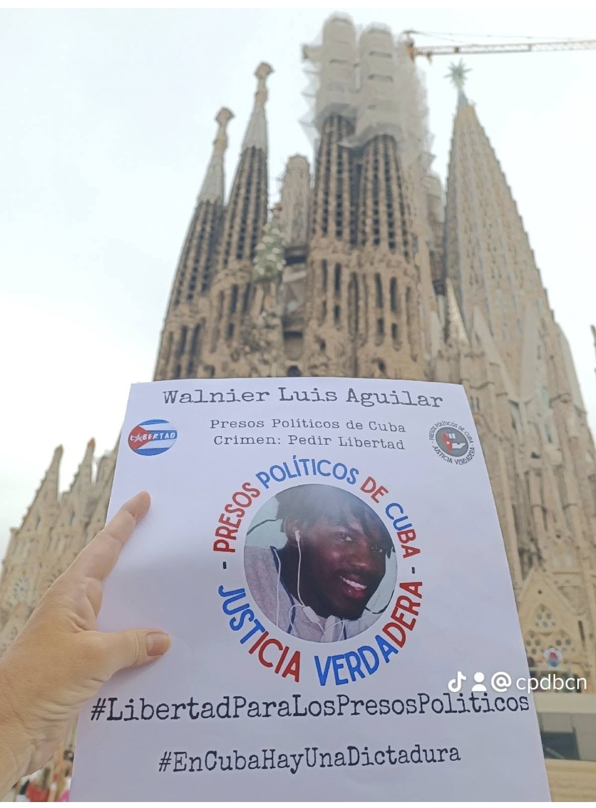 La familia de Walnier reclamó la liberación del joven y del resto de las personas encarceladas por motivos políticos en Cuba. (Cortesía: Redes sociales)