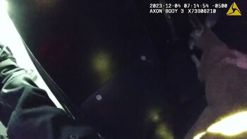 Momento en que el canguro