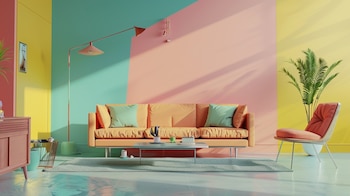 Diseño ecléctico, estanterías llenas, decoración acogedora, jarrones, decoración romántica, lámparas clásicas, cojines florales, cuadros vintage - (Imagen Ilustrativa Infobae)