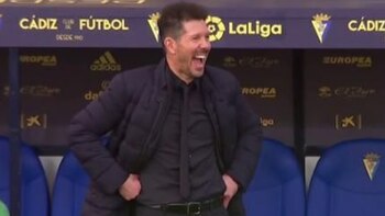 La curiosa reacción del Cholo