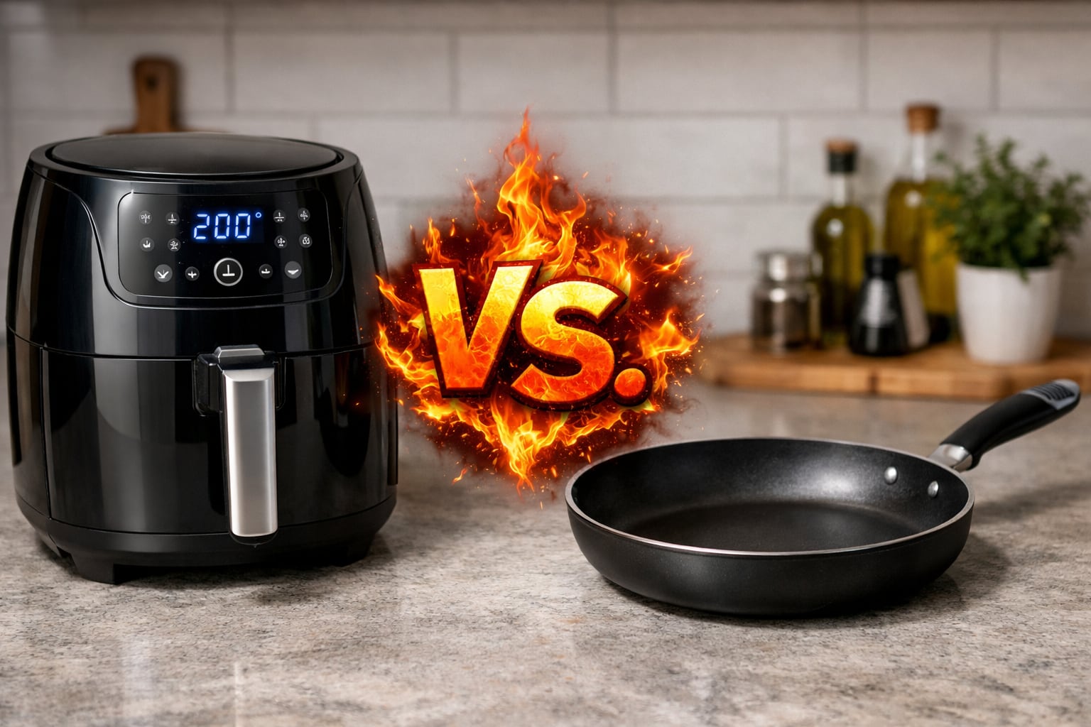Freidora de aire vs. sartén: cuáles es la mejor para cocinar saludable y con mejor sabor