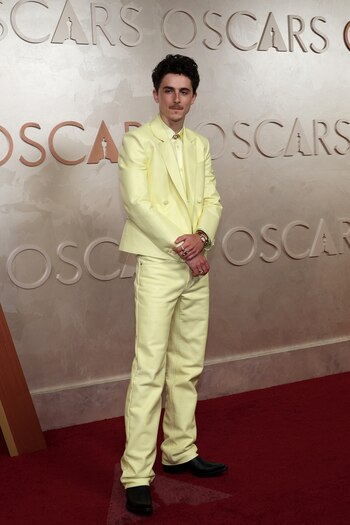 Timothée Chalamet deslumbró con un