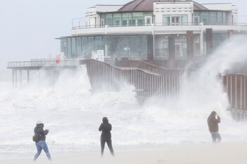 Viento en la costa de