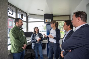 El alcalde Carlos Fernando Galán