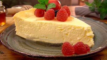 Cheesecake sin carbohidratos con frutos