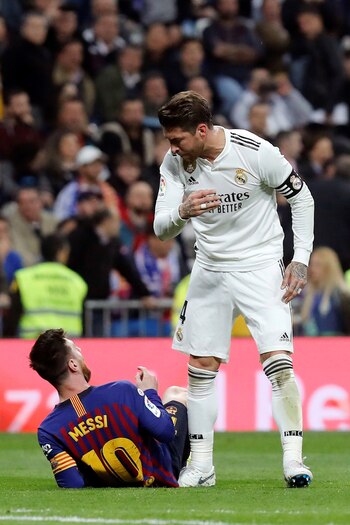Lionel Messi y Sergio Ramos