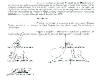 CNM no ratificó a José