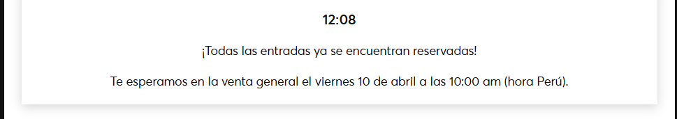 La preventa de entradas para el concierto de BTS en Perú se agotó en solo dos horas, dejando a los fans a la espera de la venta general el 10 de abril.