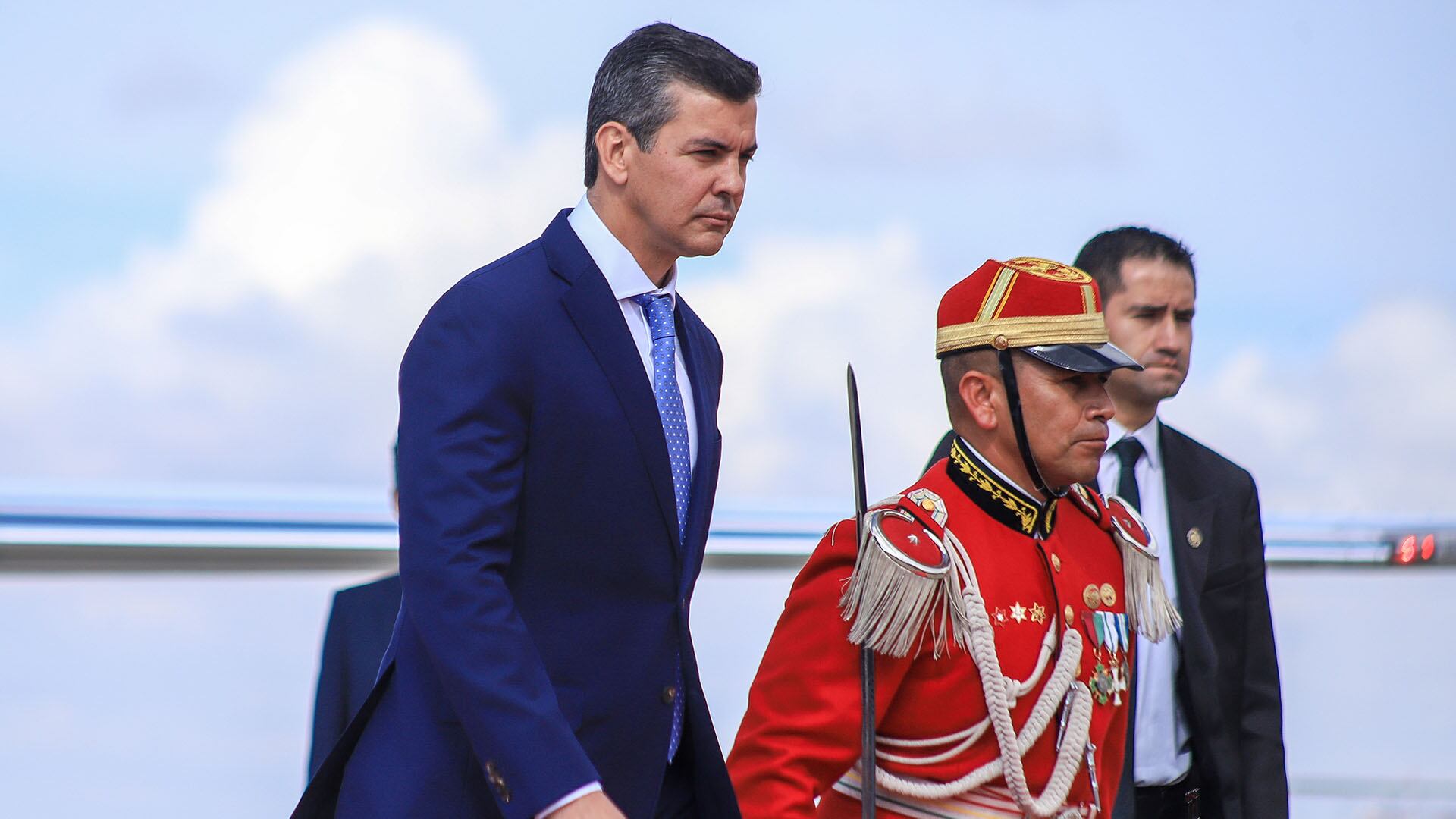 El presidente de Paraguay, Santiago Peña (EFE/Gabriel Márquez)