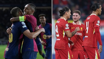 Barcelona y Liverpool ganaron sus