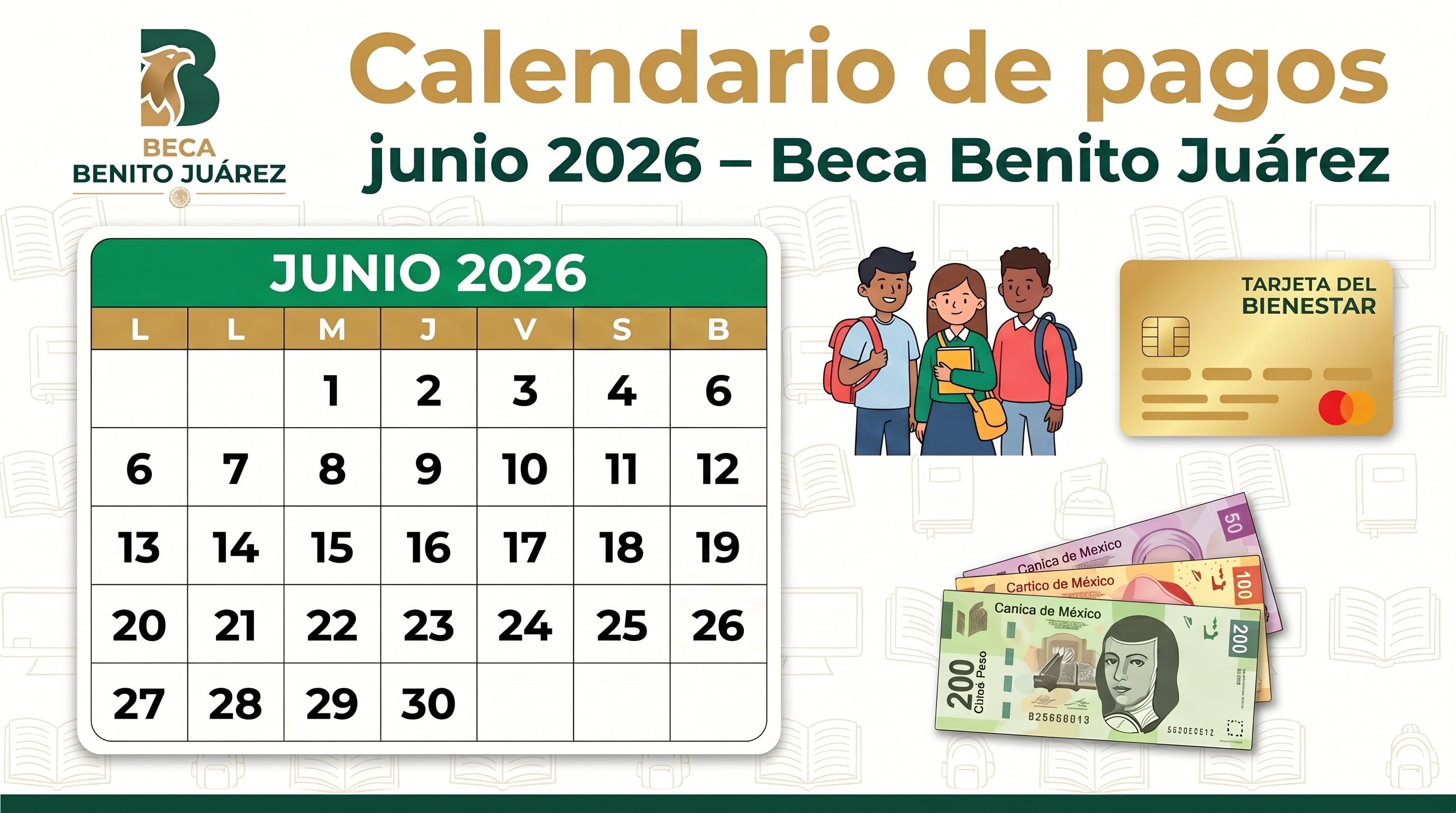 La Beca Benito Juárez es un programa social del Gobierno de México que otorga apoyo económico a estudiantes en situación de vulnerabilidad para reducir la deserción escolar. (Imagen Ilustrativa Infobae)
