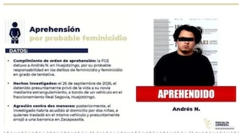 Asfixió a su novia antes de poner una piedra en el acelerador para desbarrancar auto con sus hijas adentro en Puebla