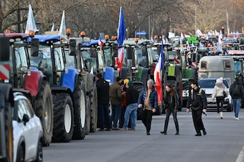 La protesta de agricultores franceses