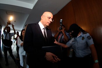 En la imagen el magistrado