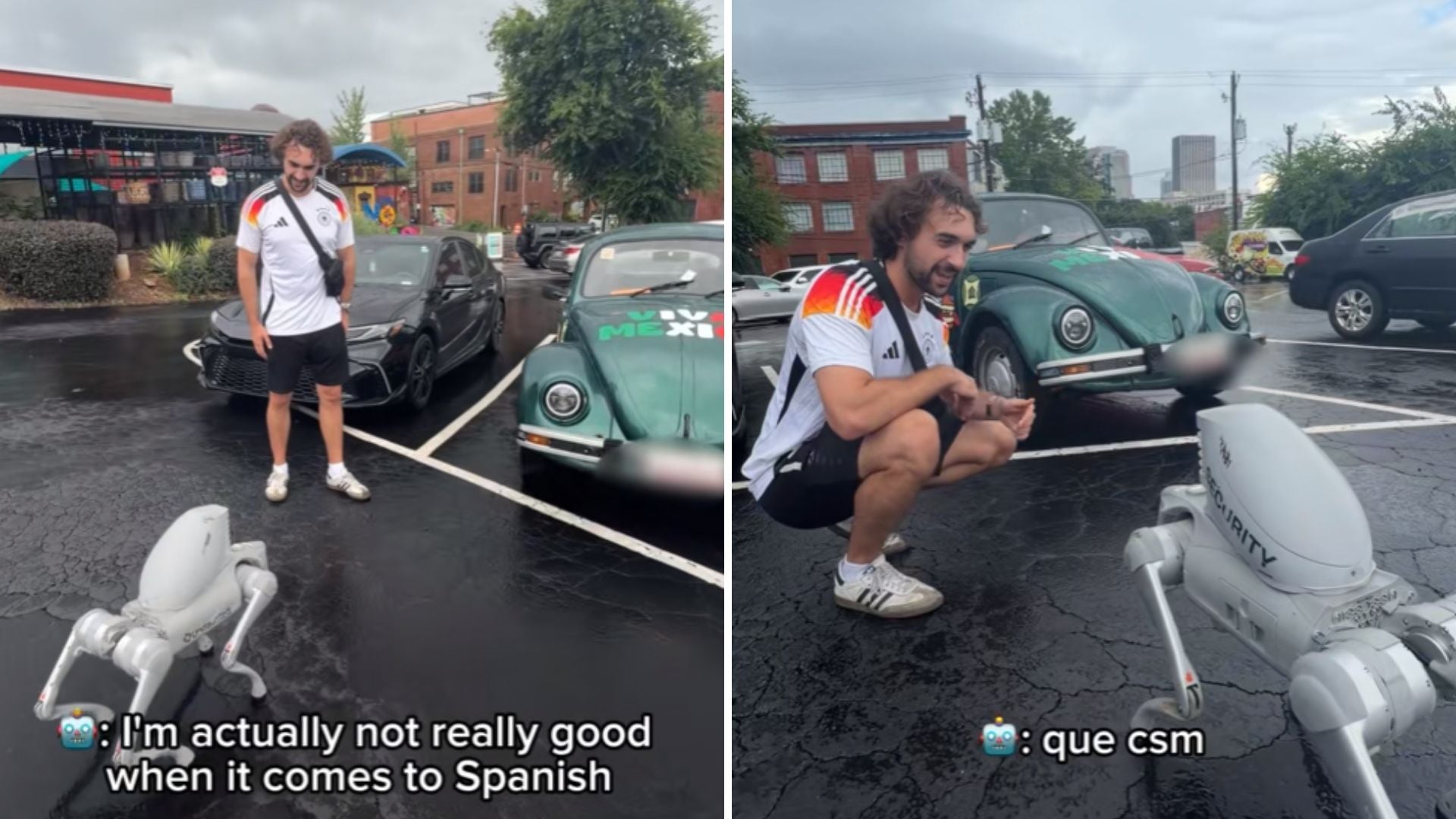Tiktoker enseña a un perro robot la famosa mentada contra el América y el video explota en redes
