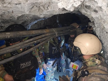 Intervención en mina ilegal de