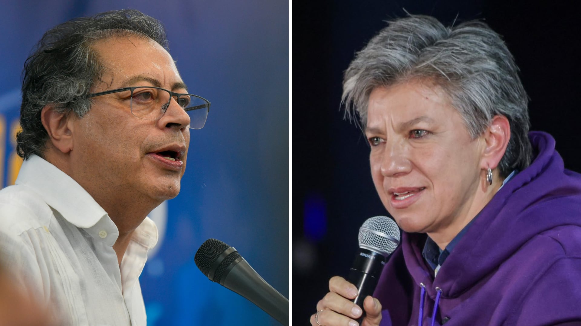 El expresidente Gustavo Petro y la exalcaldesa de Bogotá Claudia López retomaron el diálogo político y avanzan en la construcción de un bloque de oposición frente al Gobierno de Abelardo de la Espriella - crédito Presidencia - Claudia López/Facebook