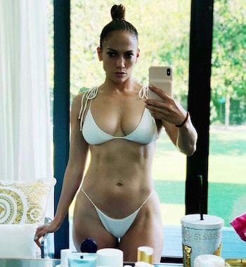 Jennifer Lopez presumió su increíble