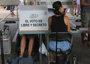 Los mexicanos salieron a votar
