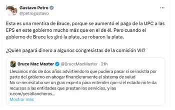 Gustavo Petro, presidente de Colombia,