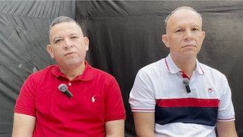 Los dos agentes del CTI de la Fiscalía permanecen retenidos desde el 8 de mayo de 2025 - crédito Captura de Video Frente de Guerra Oriental ELN - VKVideo