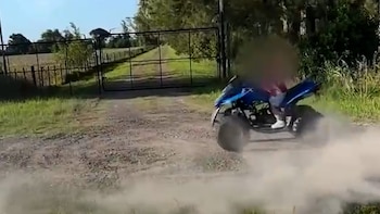 Las imágenes fueron registradas en