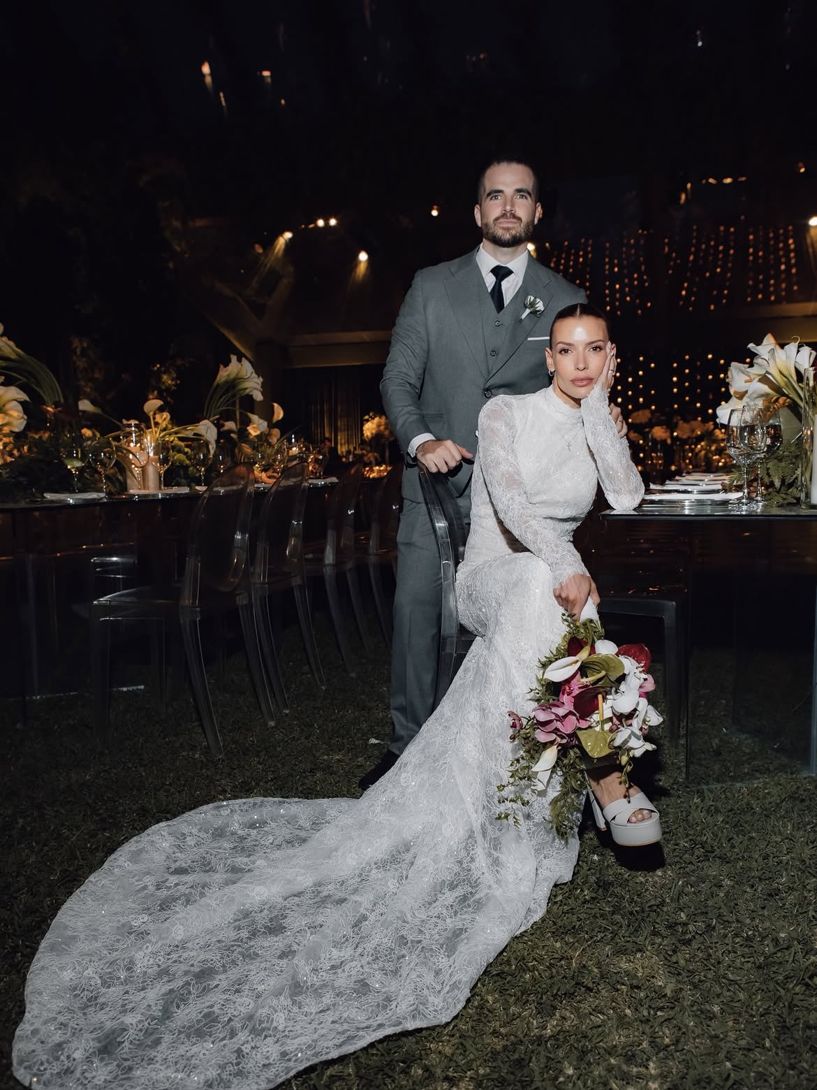Carolina Manrique se casó con un reconocido empresario del sector fitness tras años de relación - crédito @cmanriquet/IG