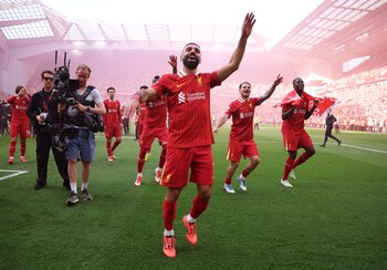 En Anfield Road, los jugadores