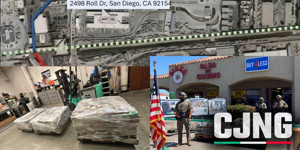 Seis meses de vigilancia, una tienda de fachada y más de una tonelada de cocaína: los detalles del narcotúnel del CJNG en Tijuana-San Diego - Infobae