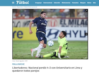 El portal de Montevideo reaccionó a la derrota de Nacional en el estadio Monumental.