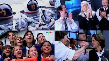 Susana, Darín, Tinelli, Francella, Echarri y Romina Yan en una misión a la Luna: el recuerdo de Telefe antes del Artemis II