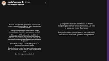 Sheila Gándara, quien había defendido a Juanda Caribe en redes sociales, decidió hacer públicas sus experiencias y sentimientos sobre su relación - crédito @sheilafgandara/ Instagram