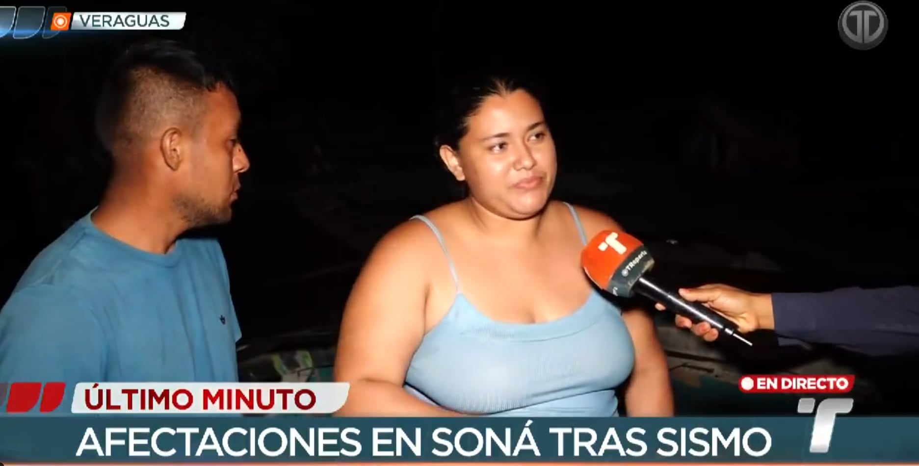 El padre de familia y varios vecinos rescataron a un niño atrapado debajo de una cama. (Captura de Telemetro)