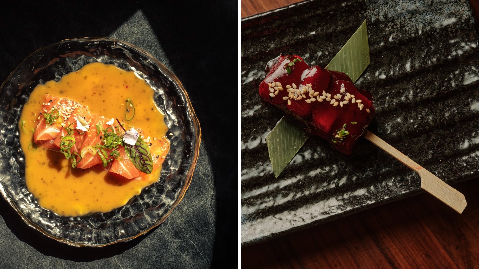 Platos del menú de Amaterasu (Cedida)