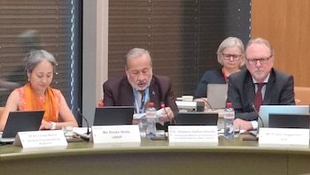 Desde 2022 ejerce como representante permanente de Colombia ante la ONU en Suiza - crédito @MisionColUNOG/X