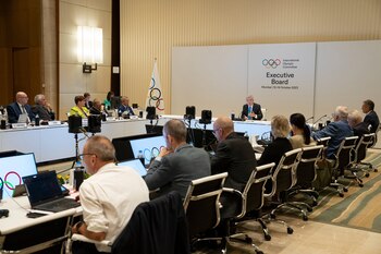 The IOC executive committee meets