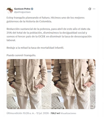 Gustavo Petro dijo que su Gobierno redujo la mortalidad infantil