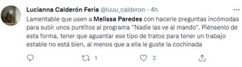 Usuarios arremetieron contra Melissa Paredes