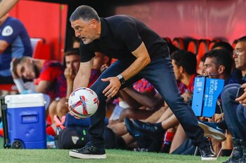El entrenador del Sevilla García