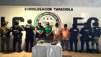 Capturan a 4 de “Los Mayitos” en Chiapas: operaban rutas de cocaína por el Pacífico