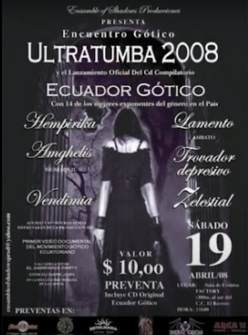 Afiche del festival Ultratumba de