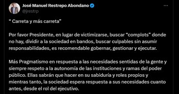 José Manuel Restrepo sobre las