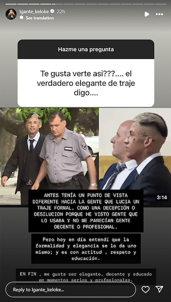 El artista contestó las consultas